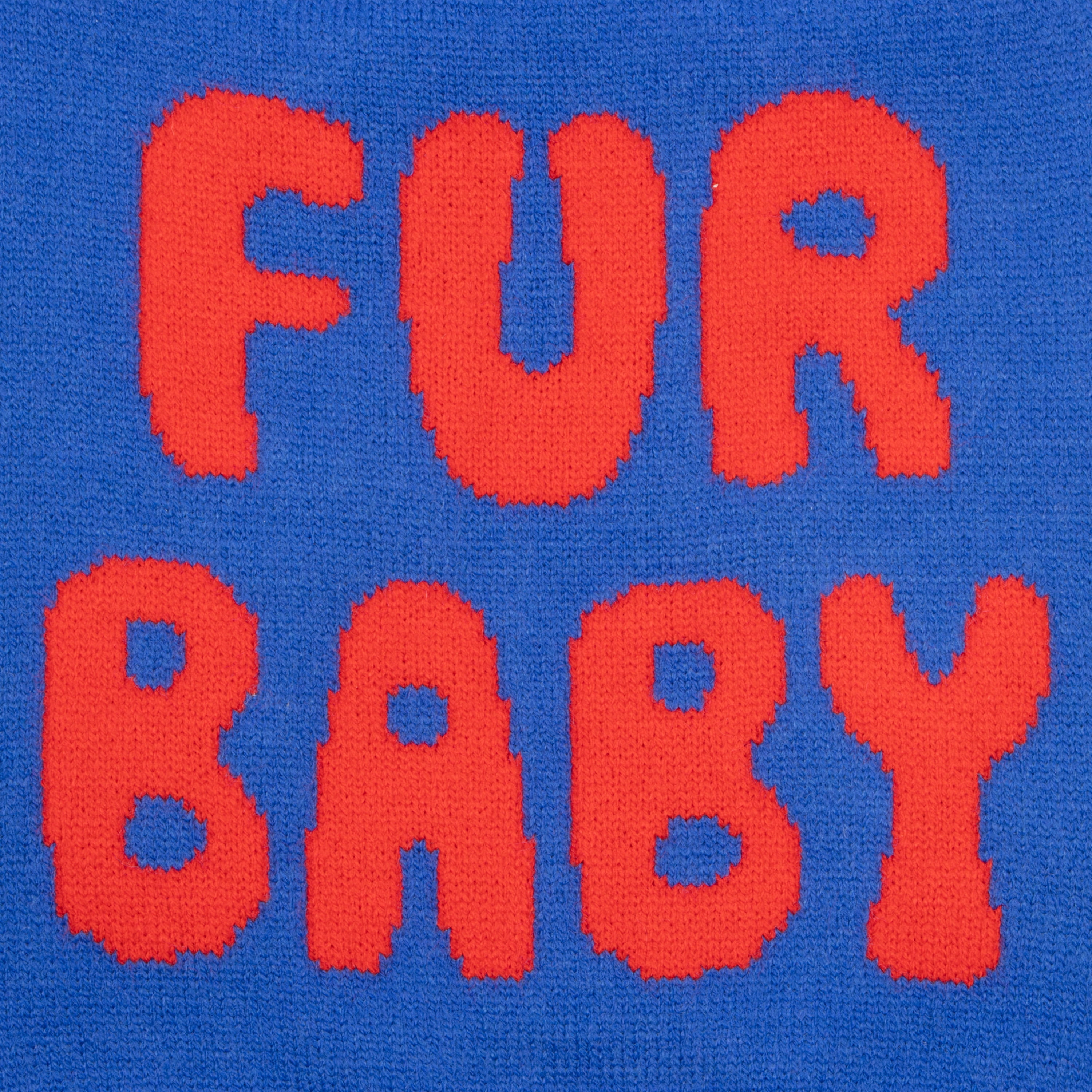 Oodles Fur Baby Fall Turtleneck Dog Sweater, Blue, XL