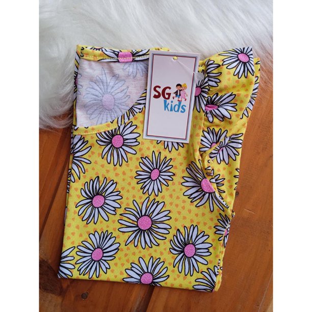 Blusa Infantil Manga Fruncida Estampada Deng Xun unisex