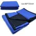 thumbnail image 3 of XHT MOTOR™ Polyester Moving Blankets, 72 x 80, Blue & Black, 9 Count, 3 of 5