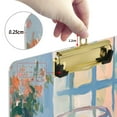 thumbnail image 6 of FORMRS Acrylic Clipboard with Low Profile Clip Standard A4 Letter Size, 12.5" x 9", Blue Goldfish, 6 of 8
