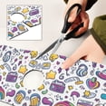 thumbnail image 6 of Yayeee Faucet Mat for Kitchen Sink 14.7" Diatomite Long Splash Guard Pad, Purple Doodle Pattern, 2 Pack, 6 of 7