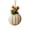 A002- B, variant on Gold and White Squirrel Christmas Tree Ornament with Diamond Pattern