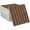 brown, variant on Wiywef 20pcs Removable Wood Effect Peel and Stick Wallpaper PVC Self-Adhesive Wood Slat Wall Panels for Home Decor
