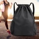 thumbnail image 5 of Mochila con cordón, bolsa de cuerdas, bolsa de gimnasio ligera, mochila deportiva, negra, 5 of 5