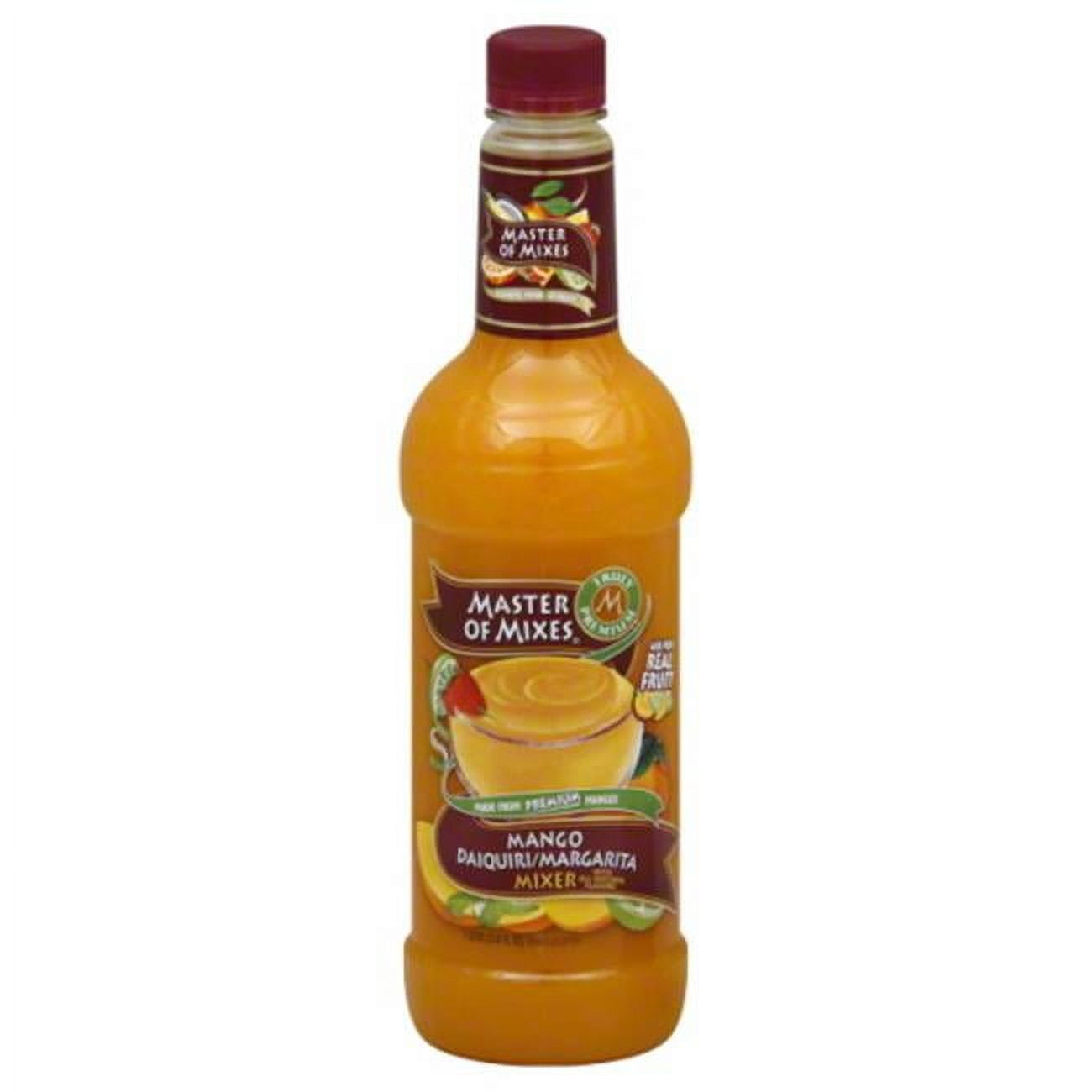 Master of Mixes Margarita Mixer Mango Daiquiri 1 Liter Plastic Bottle Shelf-Stable