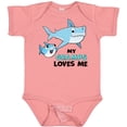 thumbnail image 3 of Inktastic My Gramps Loves Me with Cute Sharks Boys or Girls Baby Bodysuit, 3 of 5