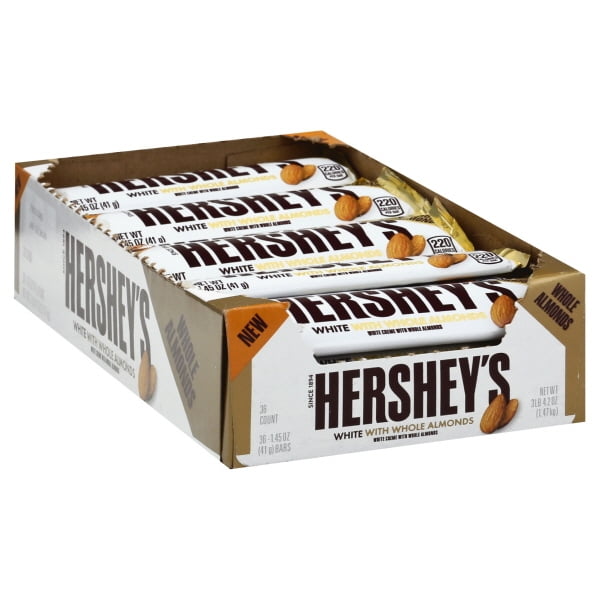 Hersheys White Cream With Almond Bar