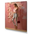 thumbnail image 2 of Designart "Distinct Denim Fashionista I" Fashion Wall Art Prints, 2 of 7