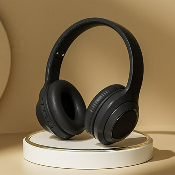 QTOCIO Bluetooth Headphones, Bluetooth 5.3 Headset HiFi With Excellent Audio Quality Long Battery Life Foldable And Pluggable Card Wired/Wireless Connection