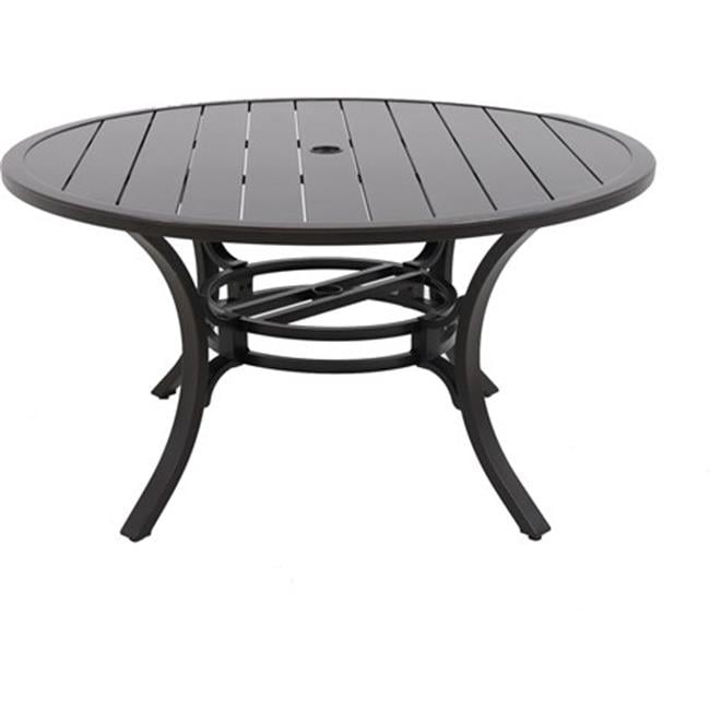 Sunvilla L1248RD01FPCN Center Ring Slats Outdoor 48 in. Round Dining