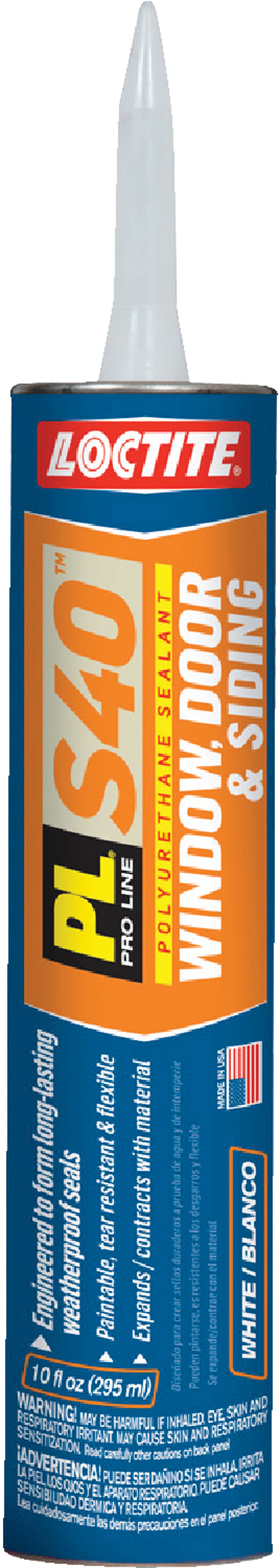 Henkel Loctite PL S40 Polyurethane Sealant 10 Oz., White