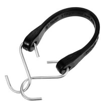 ibasenice Round Rubber Bungee Cord with Hooks for Vehicle Use and Securing Loads 1Set