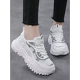 thumbnail image 4 of GLYGML Women's Chunky Platform Sneakers Breathable Mesh Dad Shoes Non-Slip Thick Sole for Daily Casual Wear & Street Style, 4 of 5