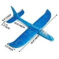thumbnail image 4 of Airplane Toys,1-4 Pack LED Airplane Toys,18.5" Throwing Foam Plane,2 Flight Mode Glider Plane,Outdoor Toy for Kids,Flying Toy for Kids,Christmas Gift Toys for Boys Girls 3 4 5 6 7 8 9 Year Old, 4 of 7