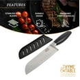 Thyme & Table High Carbon Stainless Steel Kitchen 7" Santoku Knife