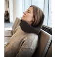 thumbnail image 3 of Everlasting Comfort Upgraded Airplane Neck Pillow Memory Foam Travel Headrest, Gray, 3 of 11