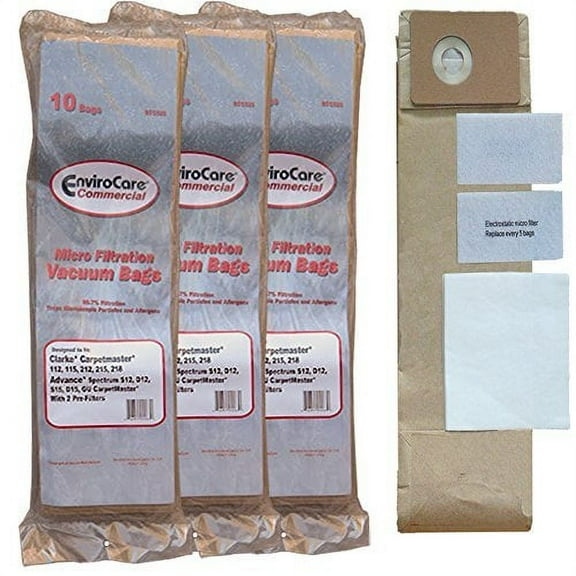 30 Advance Spectrum Clarke CarpetMaster Nilfisk Commercial Upright Allergy Vacuu