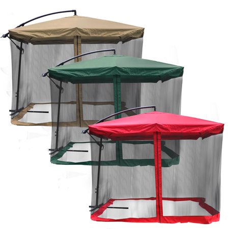 Yescom 9 Tan Outdoor Patio Offset Umbrella W Aluminum Tilt 200g
