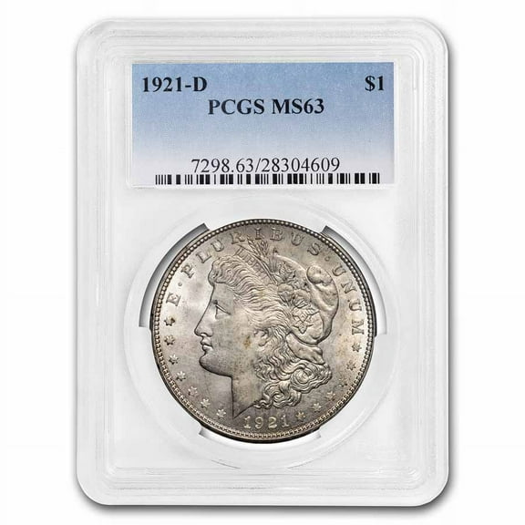 1921-D Morgan Dollar MS-63 PCGS