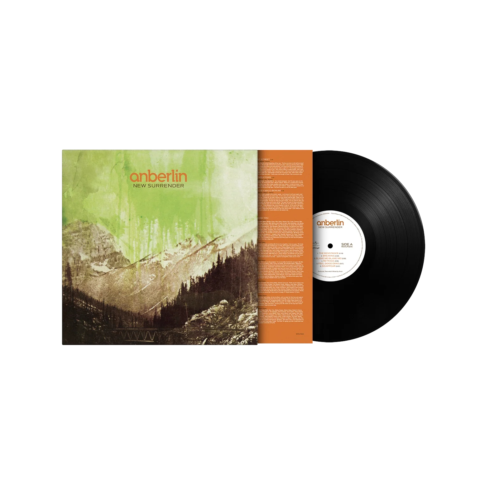 Anberlin - New Surrender - 180-Gram Black Vinyl - Music & Performance