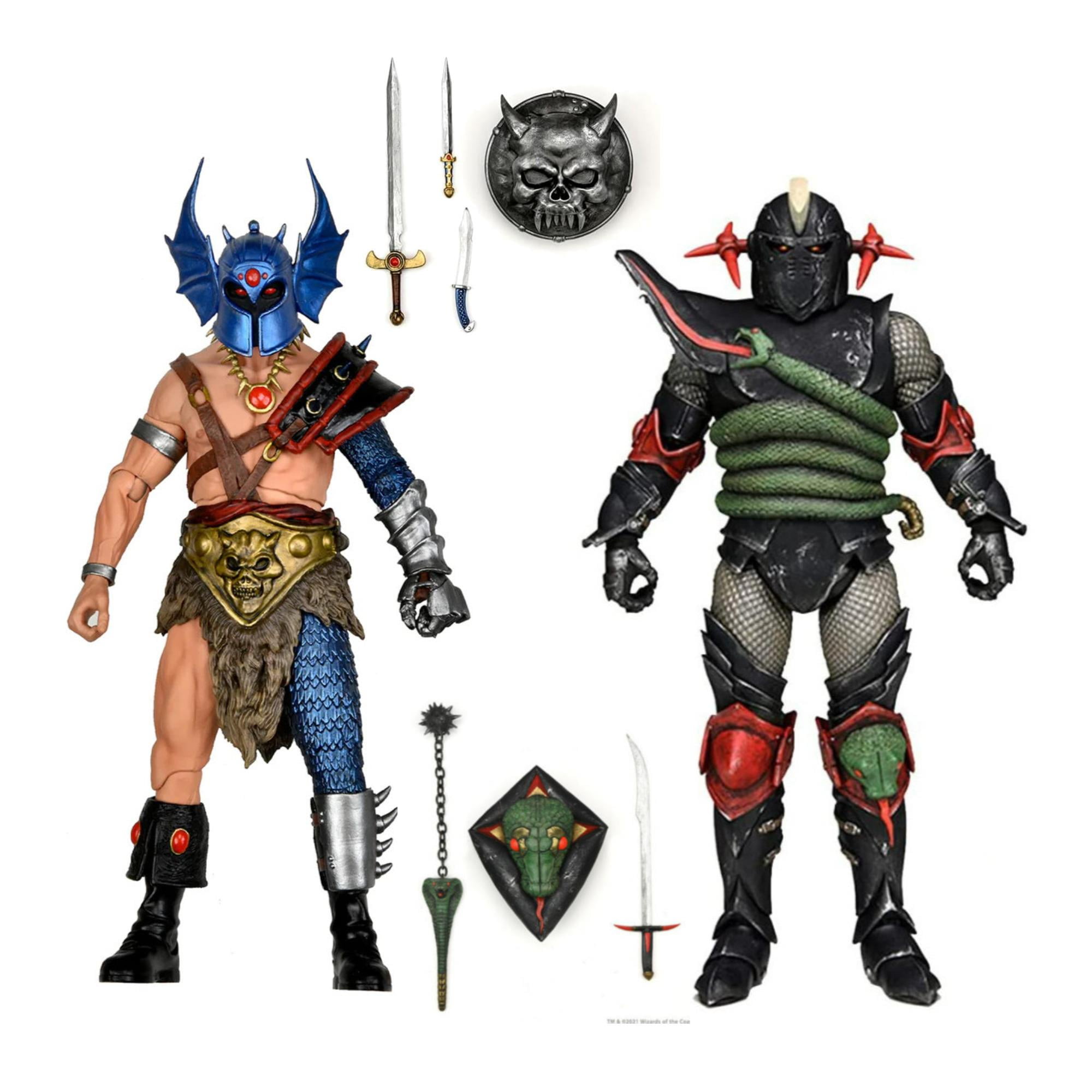 NECA Dungeons & Dragons Ultimate Grimsword & Warduke 7in Action