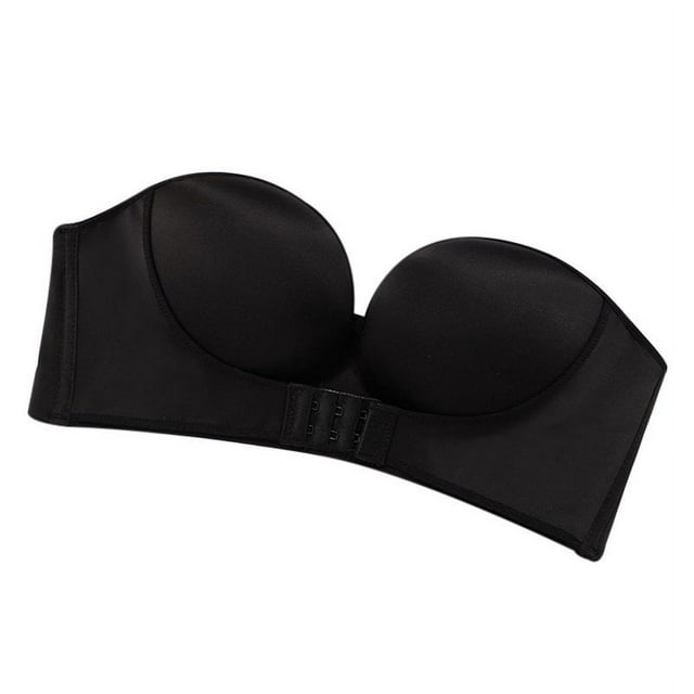 Strapless Front Buckle Bra Wirefree Push Up Non Slip Invisible Women Bra Underwear New