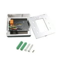 thumbnail image 3 of Uxcell 12V Door Touch Exit Button NO/NC/COM Contact Black panel LED Light 86x86, 3 of 5