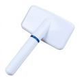 thumbnail image 4 of Tvtnvo Dog Shedding Comb Pet Hair Removal Tool Needle Rake Grooming Brush with Comfortable Handle Removes Loose Undercoat Gentle Care for Dogs and Pets Home Grooming White 3.9x2.2in, 4 of 5