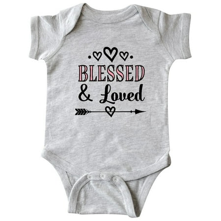 

Inktastic Blessed and Loved Baby Girl Gift Baby Girl Bodysuit