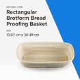 thumbnail image 2 of Frieling Cesta Para Fermentación Brotform Banneton Para Levantamiento De Pan Y Cesta Para Servir Rectángulo De 12 Pulgadas Por 5,5 Pulgadas, 2 of 5