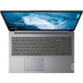 thumbnail image 5 of Lenovo IdeaPad 1i 15.6" FHD Touchscreen Laptop, Intel Core i3-1215U, 16GB RAM, 512GB SSD, Media Card Reader, Windows 11 Home, Cloud Gray with Mazepoly Accessories, 5 of 8