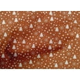 thumbnail image 4 of oneOone Cotton Cambric Rust Brown Fabric Snowflake,Star & Tree Fabric For Sewing Printed Craft Fabric By The Yard 42 Inch Wide, 4 of 4