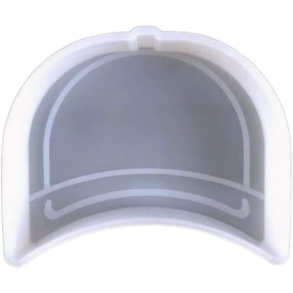 Baseball Hat Silicone Freshie Mold  Size 4.8" Wide x 3.25" Long  Trucker Ball Cap Mold  Small Baseball Cap Design for Freshie, Soap, Resin, Heat Resistant for Oven Scented Aroma Beads Car Candle