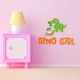 thumbnail image 3 of Happy Mother Baby Triceratops Cartoon ArtWall Decal Decoration Dino Girl Joyful Cartoon Cartoon Animals Decorating Ideas for Girl's Bedroom Size: 10 In(W) x 7 In(H), 3 of 5