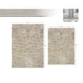 thumbnail image 4 of Royal 2-Piece Microfiber Bath Rug Set, Non-Slip Rubber Backing, Ultra-Absorbent, Quick-Dry, Machine Washable Plush Bathroom Mats for Shower and Tub, Soft Comfort, Ivory, 4 of 9