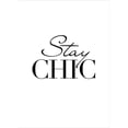 thumbnail image 3 of Design Fabrikken 18x24 Black Modern Framed Museum Art Print Titled - Stay Chic, 3 of 5