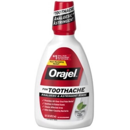 Orajel analgesic and astringent rinse Orajel analgesic and astringent rinse