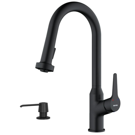 Karran Usa Kkf250sd25 Dockton 1.8 GPM Single Hole Kitchen Faucet - Black