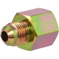 thumbnail image 1 of Adaptador de conexión de gas Eastman 1/2 pulgadas FIP x 3/8 pulgadas Flare Zinc, 1 of 6