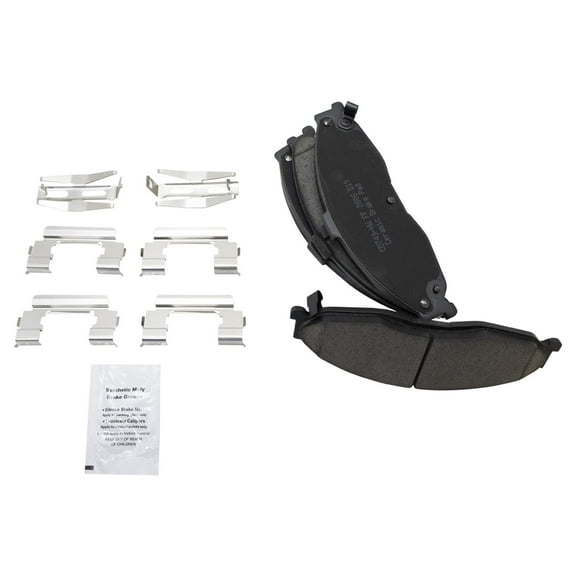 TRQ Brake Pad Premium Ceramic Front for Chevy Camaro Pontiac Firebird BFA73353