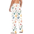 thumbnail image 3 of FORMRS Mens Pajama Pants with Pockets Cotton Sleepwear Lounge Bottoms Sizes S-2XL, Red Easter Eggs, 3 of 7
