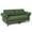 Army Green, variant on Costway Modern Loveseat Fabric 2-Seat Sofa Couch for Small Space w/ Metal Legs Rust Red