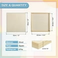 thumbnail image 2 of Uxcell 6Pcs Wood Canvas Boards, 12x12 Inch Wood Art Canvases Square Unfinished Wood Panel for Painting, Crafts, DIY Projects, Pouring Art, 2 of 6