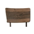 thumbnail image 4 of River Street Designs Jennings Swivel 26" Metal and Wood Counter Height Stool, Brown, 4 of 6