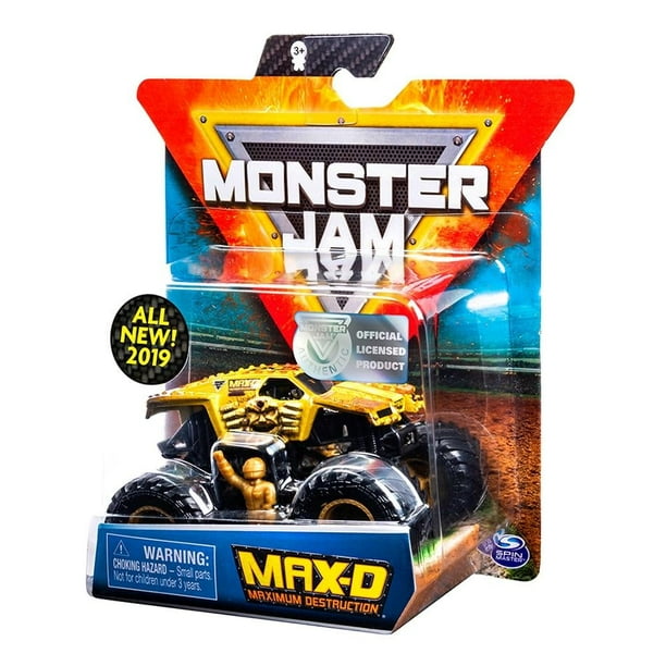 Vehículo Monster Jam Escala 1:64 Max D S2