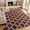 Brown & White Moroccan, variant on 5ft x 8ft Geometric Shag Area Rugs for Living Room, Modern Diamond Trellis Fluffy Bedroom Carpet, Gray & Black