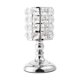 thumbnail image 1 of European silver home candle holder, metal handicraft decoration, electroplated crystal candle holder decoration (1123cm), 1 of 5