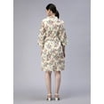 thumbnail image 5 of Off white floral printed crepe cotton dress, 5 of 5