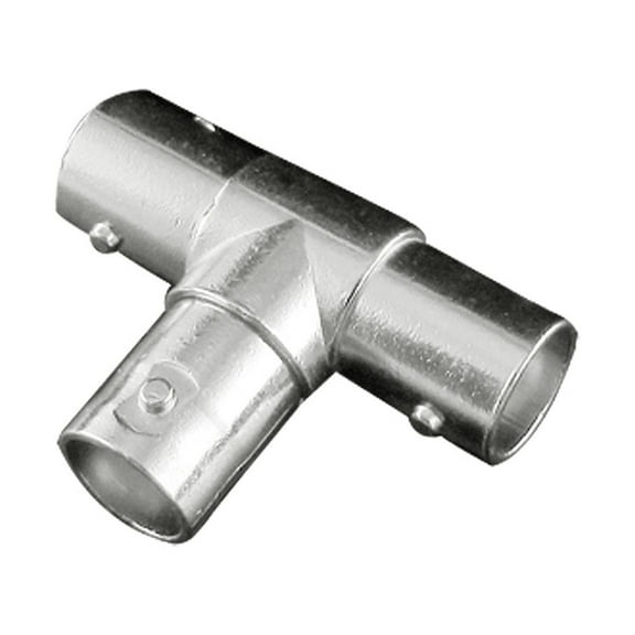 Unique Bargains Triple Female BNC F T RF Coaxial Adapter Connector Splitter