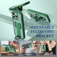 thumbnail image 6 of Magnetic Case for iPhone 14 Pro Max, [Built-in Kickstand] [Compatible with Mag-Safe] Slim Skin-Feel Shockproof Phone Cover with Anti-Drop Secure Ring Grip for iPhone 14 Pro Max, Green, 6 of 10